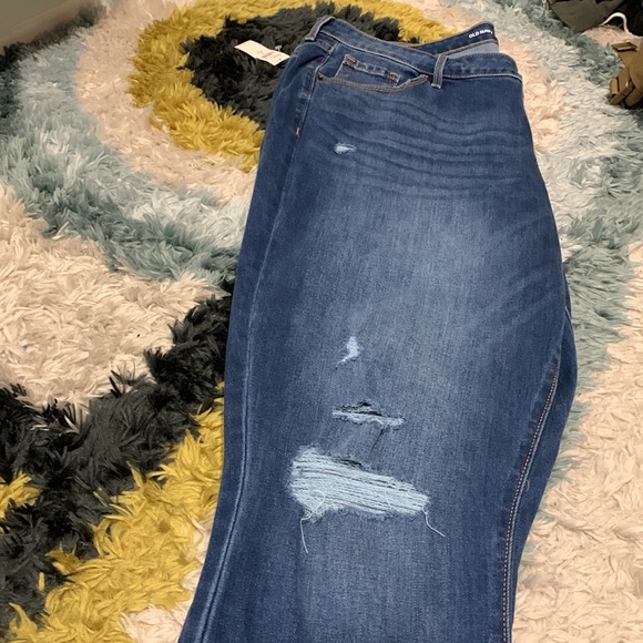 Old Navy Pop Icon Skinny Distressed Jeans Size 18 Tall NWT - Picture 7 of 9